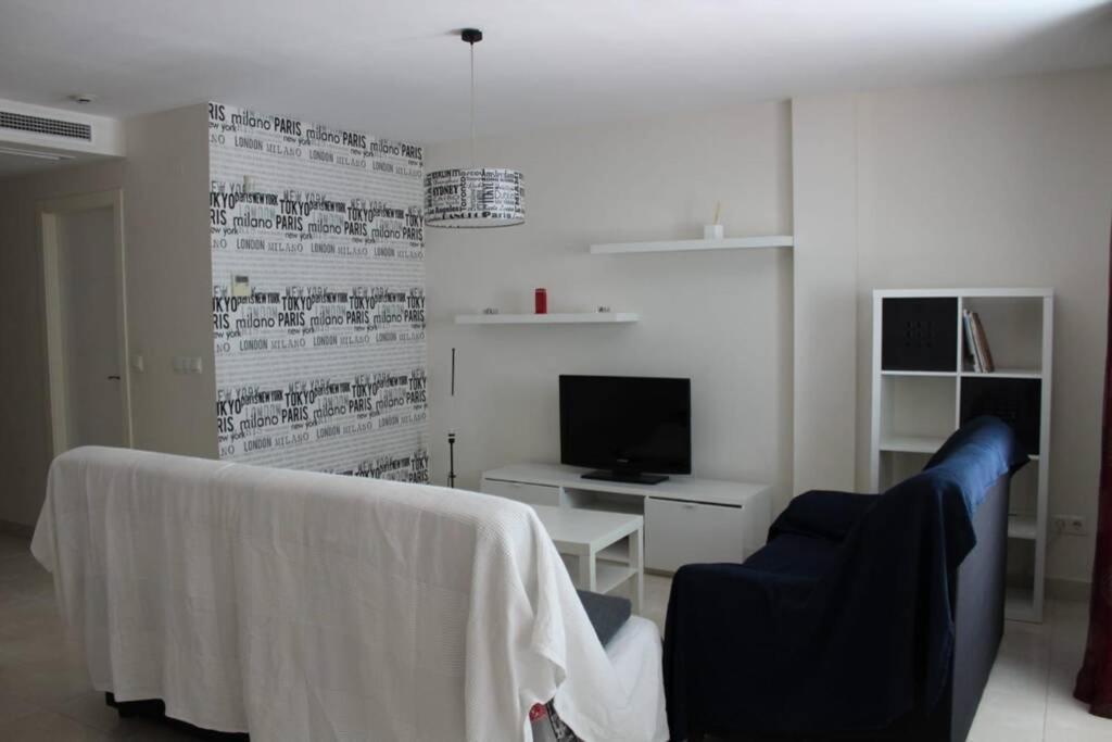 Bonito apartamento en primera línea de campo de golf y vistas al mar Mojácar Exterior foto