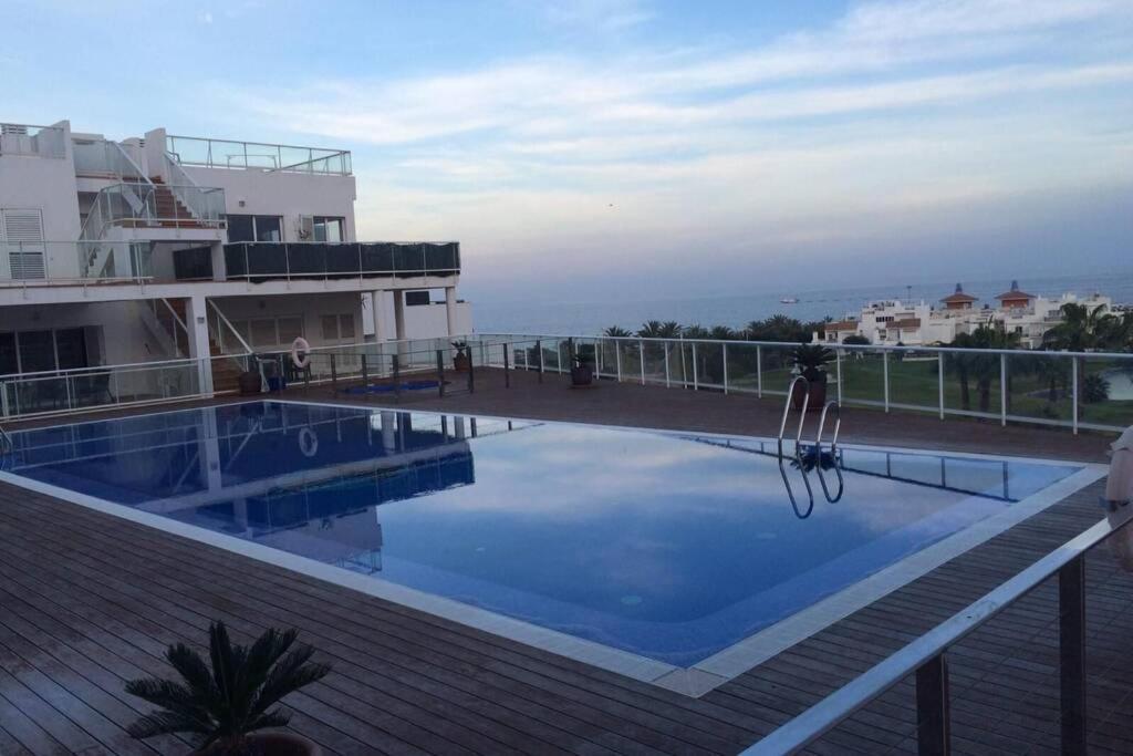 Bonito apartamento en primera línea de campo de golf y vistas al mar Mojácar Exterior foto